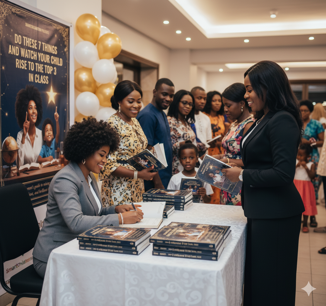 Author signing autographs
